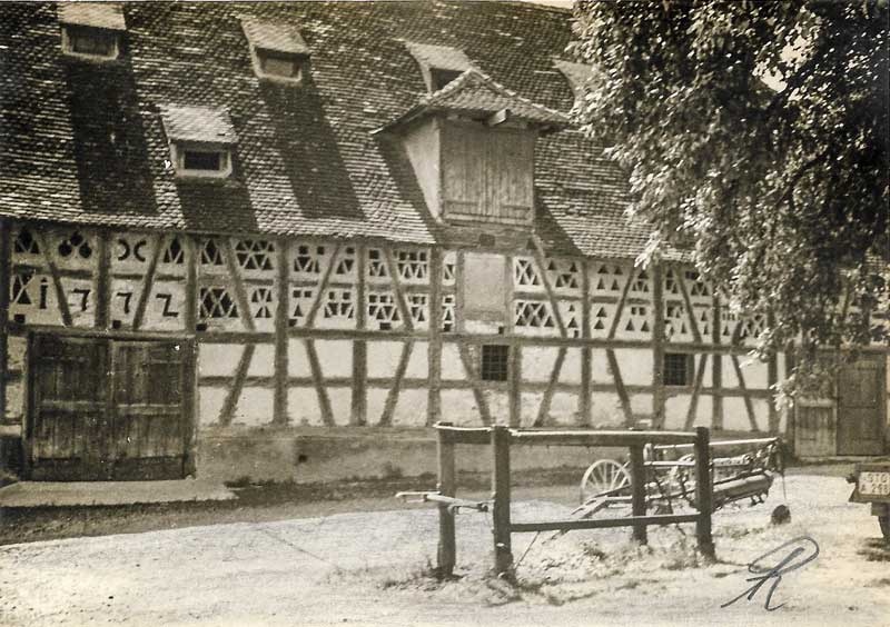 Torkel in Bodman, Westseite mit Gaupe aus den 50er Jahren